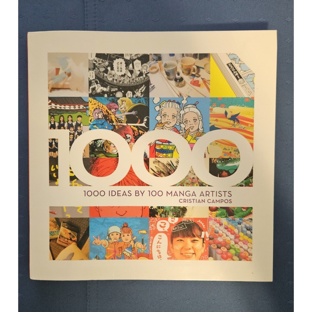 1000 Ideas by 100 Manga Artists Cristian Campos 2022 Trade Paperback Drawing